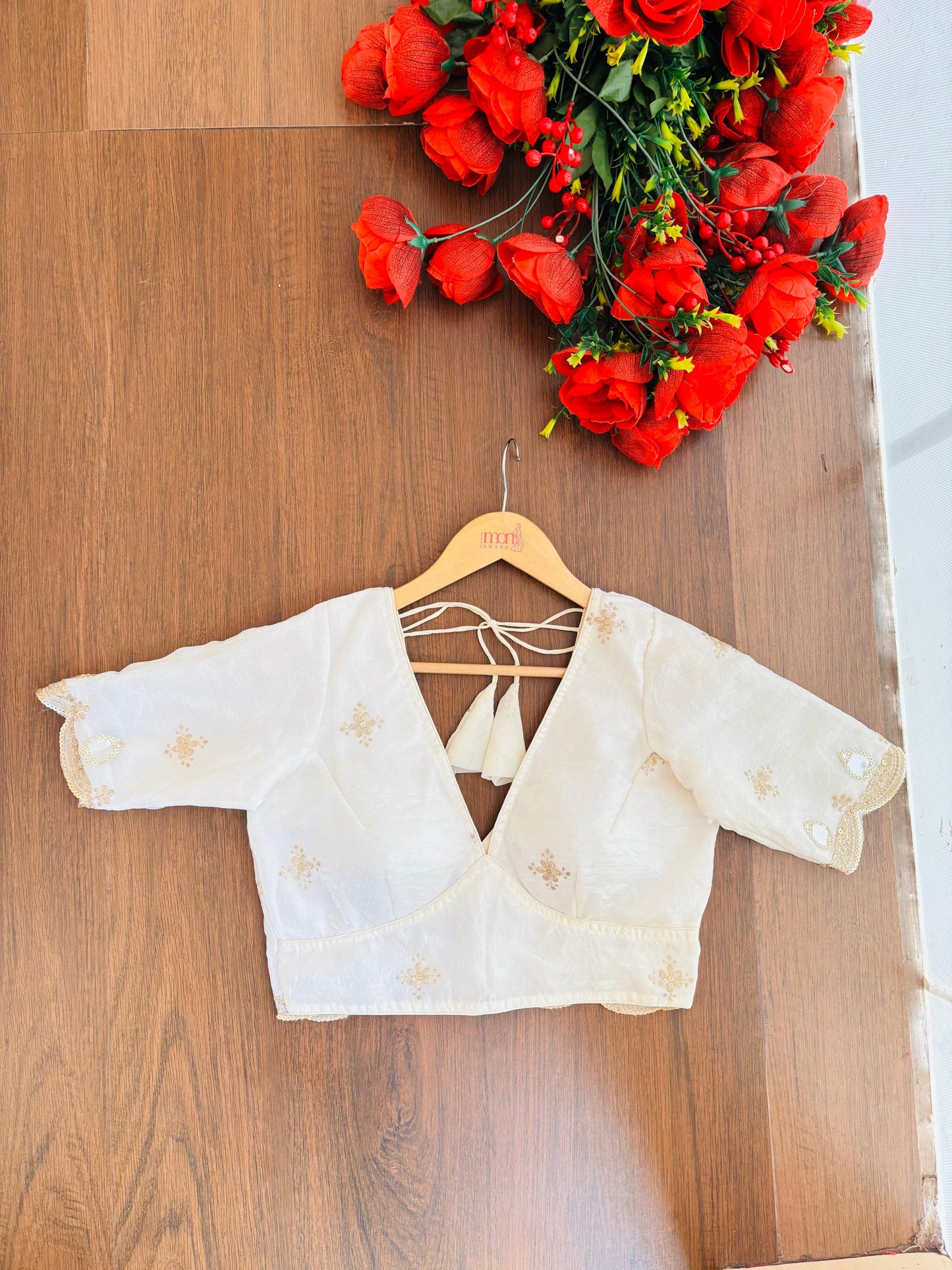 Standing Out - Fendy V Neck Silk Blouse