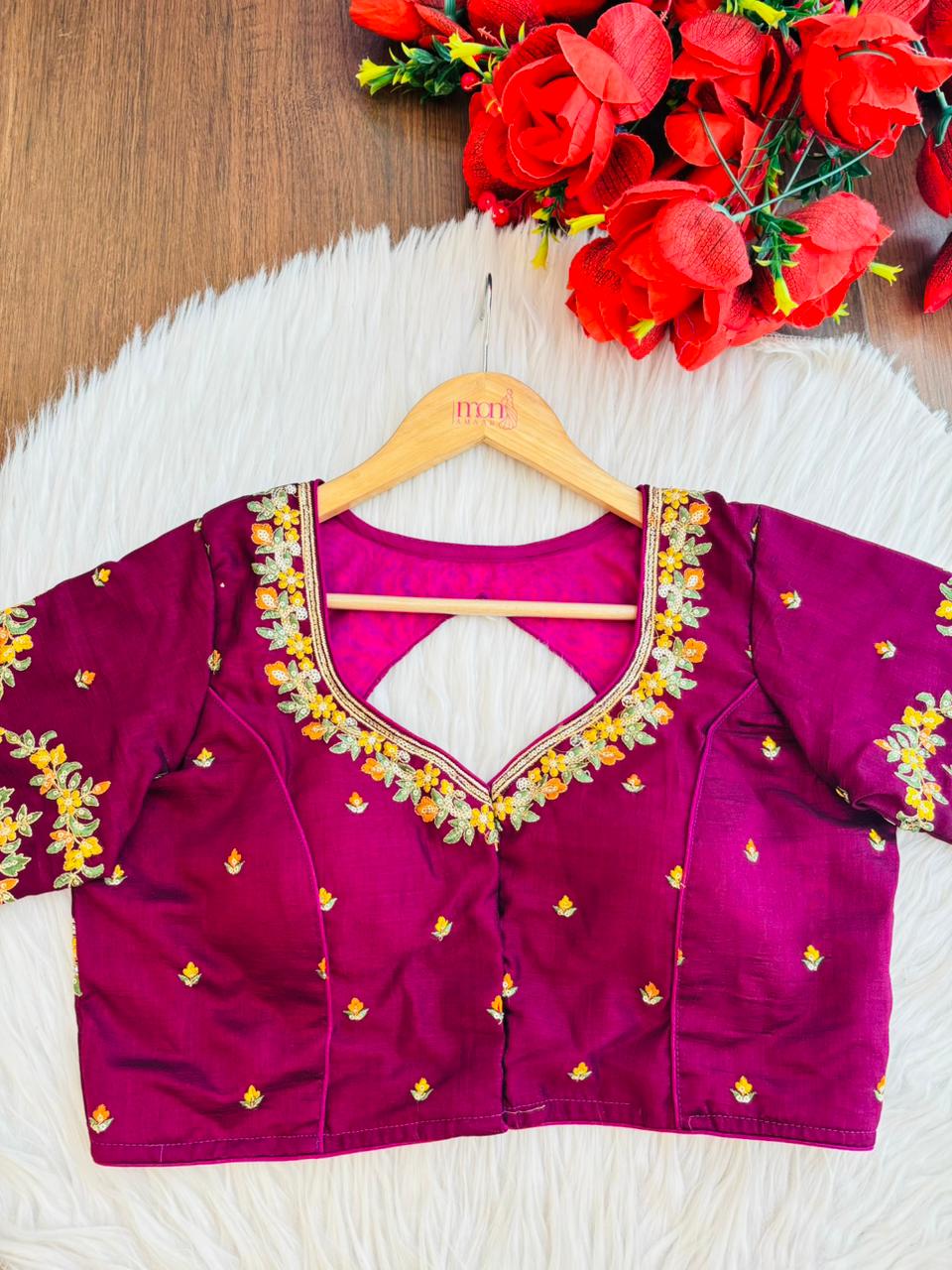 Monalisa (Vichitra Silk Blouse)