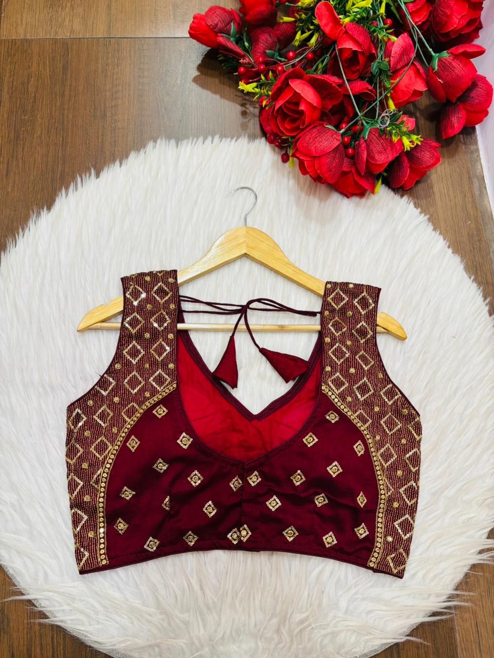 Golden Crown- Designer Blouse