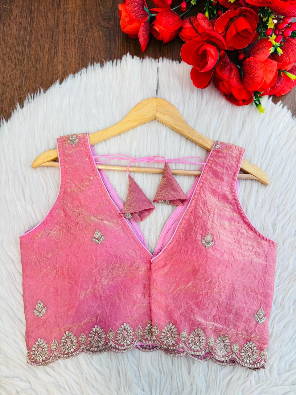 Shades Of Rose-Fendy Silk Blouse