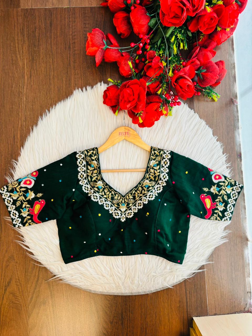 Already Famous-(Vichitra Silk Blouse)