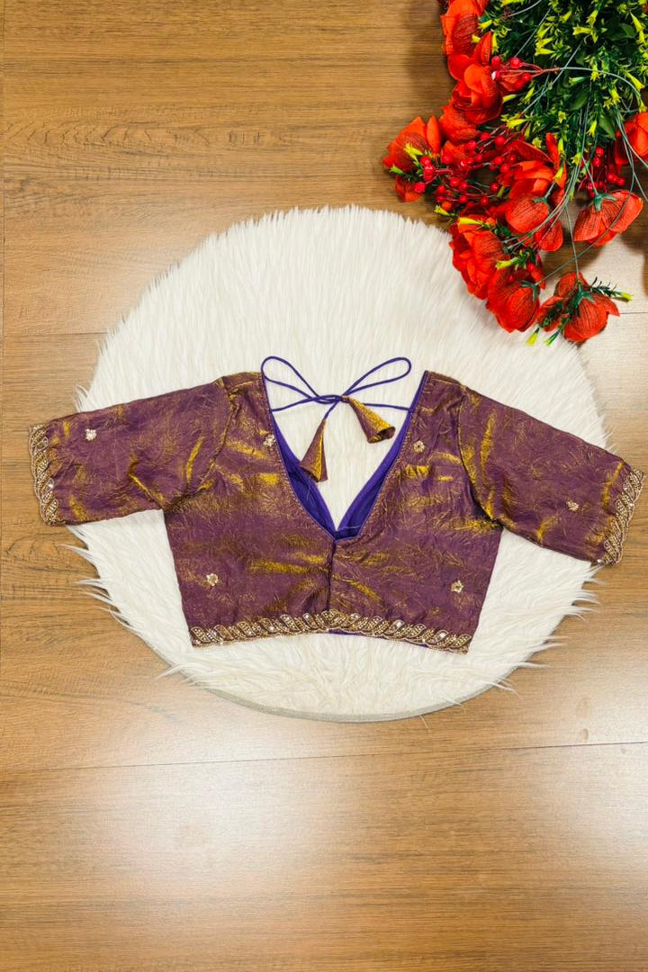Mysterious Beauty -Fendy Silk Blouse