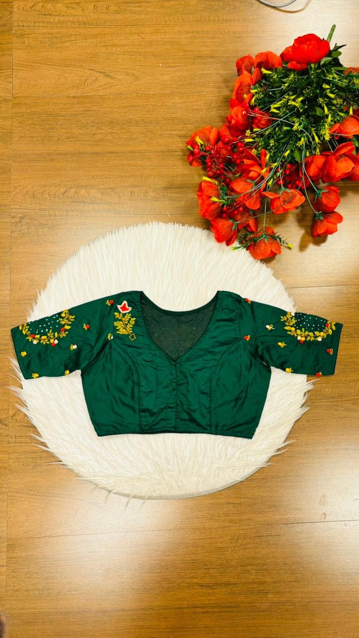 A Bloom To Remember Handwork Blouse