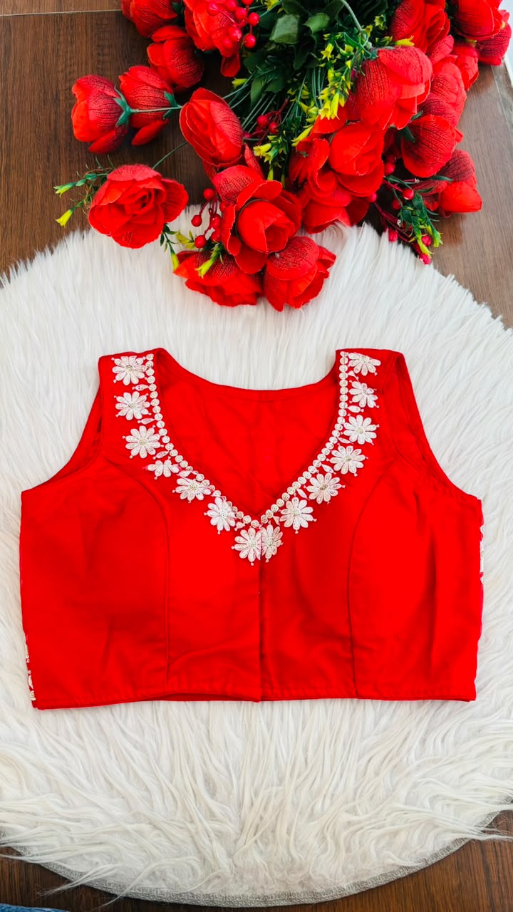 Scarlet Daisy Designer Organza Blouse