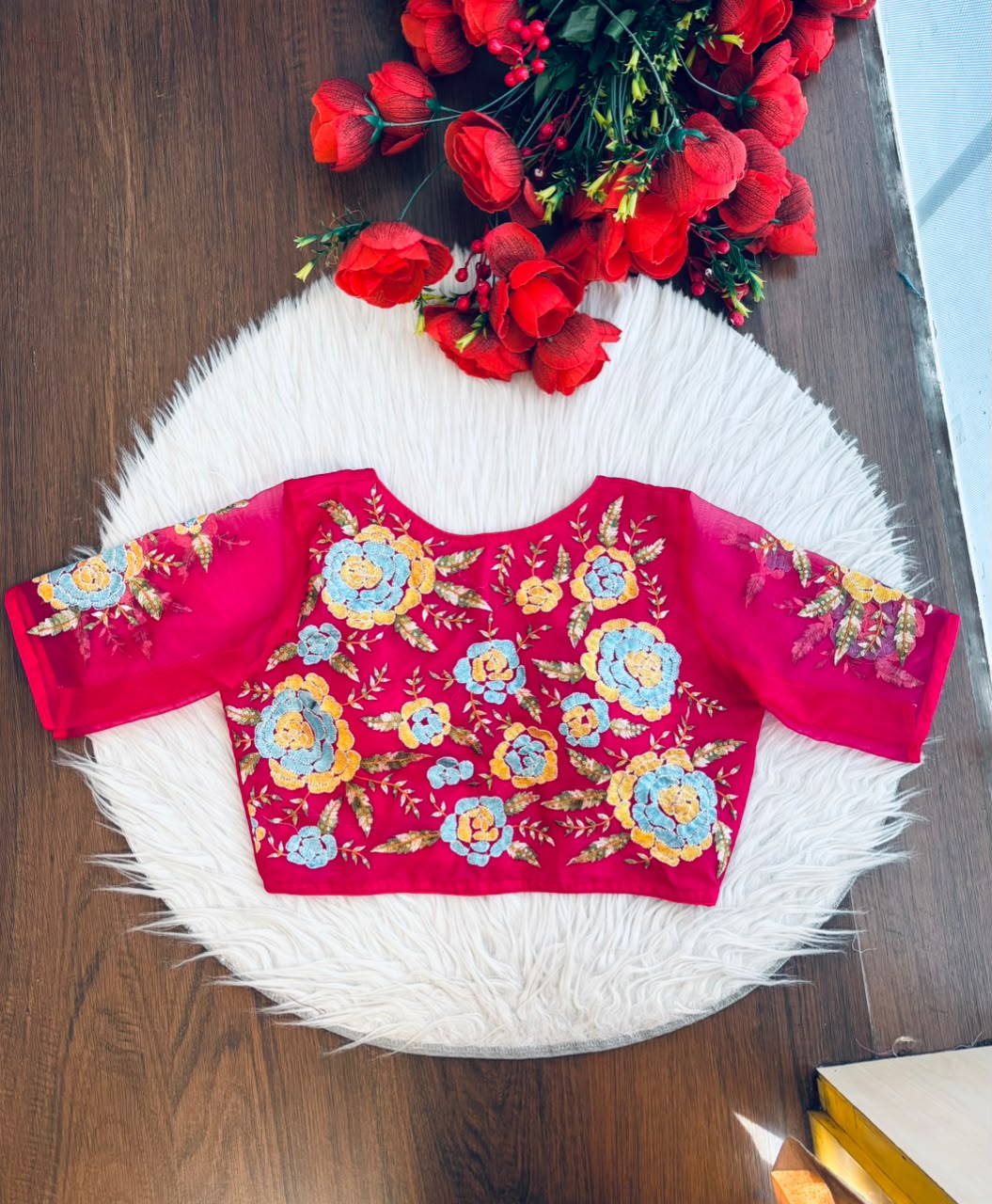 Threads of Flowers -Designer Blouse