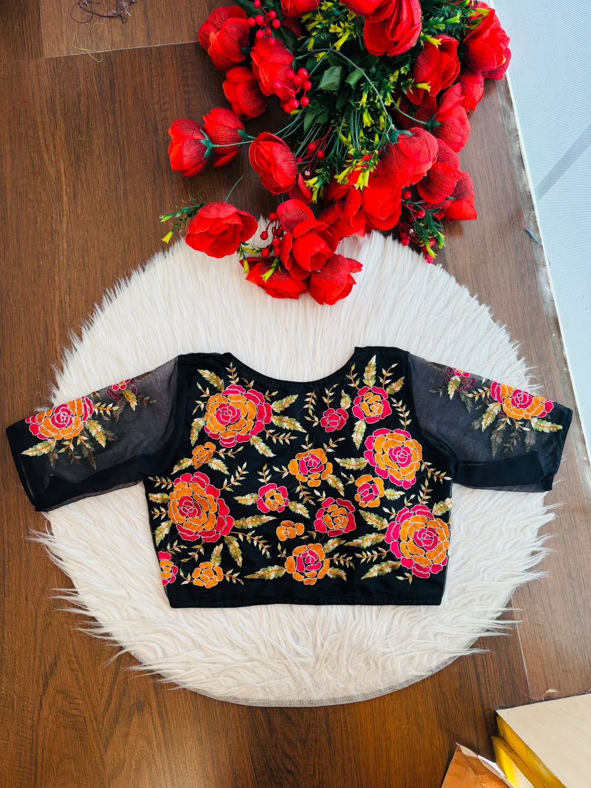 Threads of Flowers -Designer Blouse