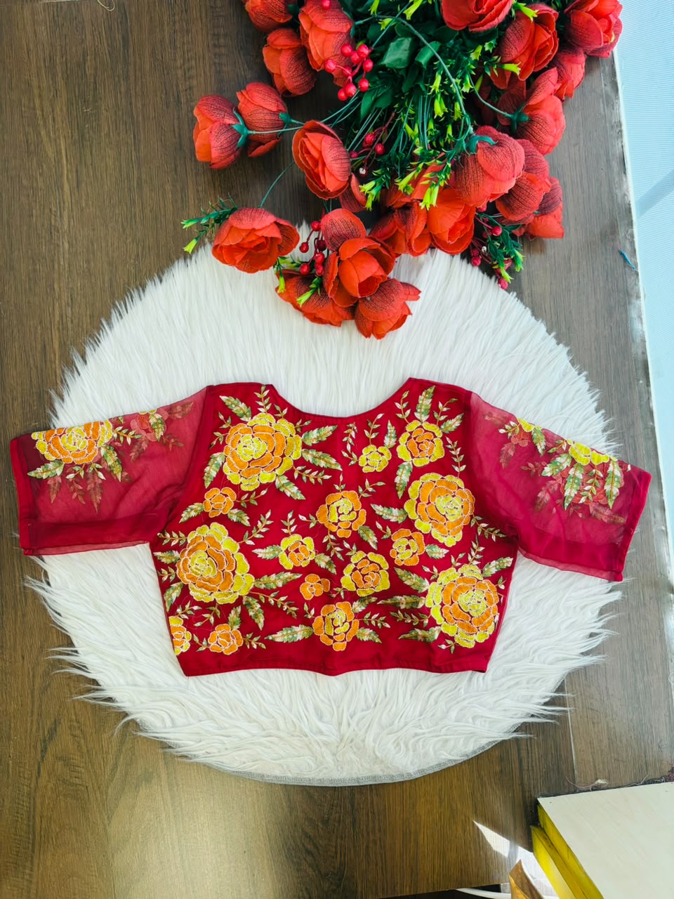 Threads of Flowers -Designer Blouse