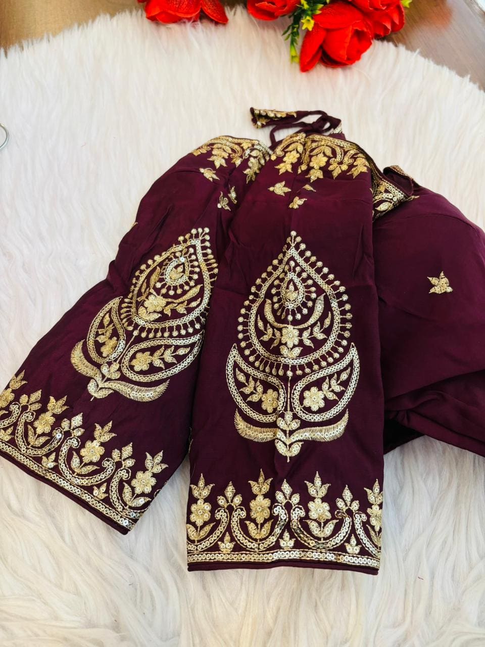 True Thread Fancy Silk Blouse