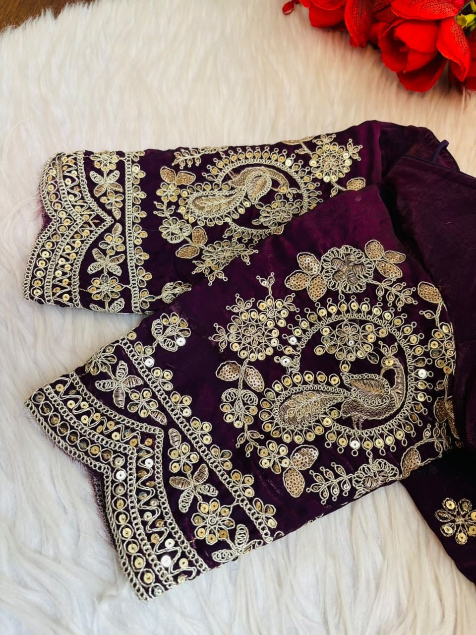Queen Of The Evening -Fendy Silk Blouse