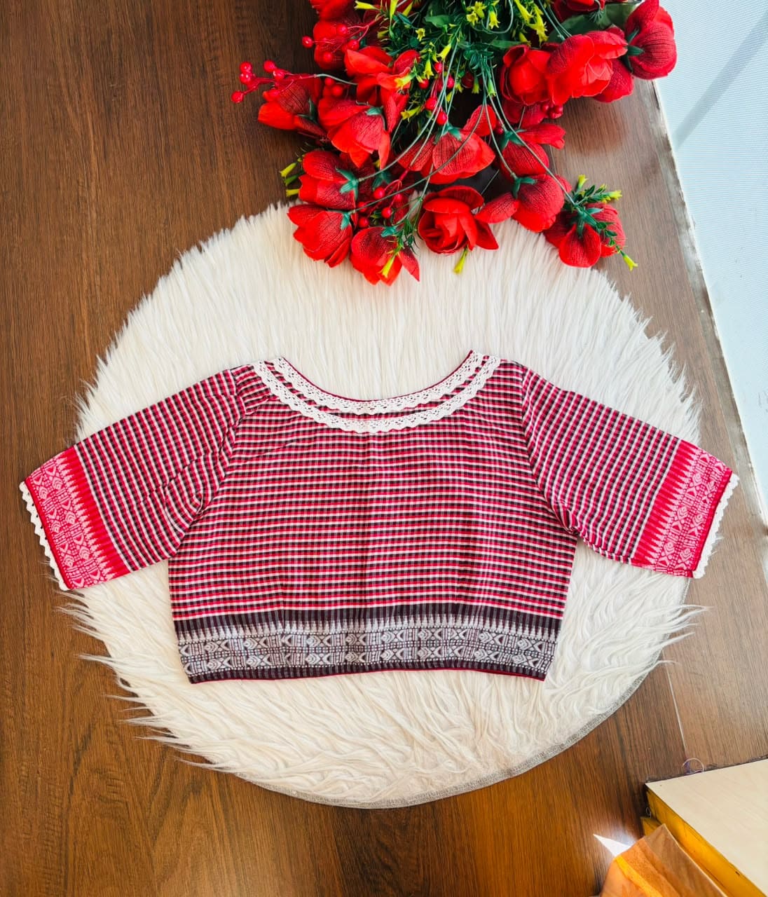 Retro Romance (Designer Cotton Blouse)