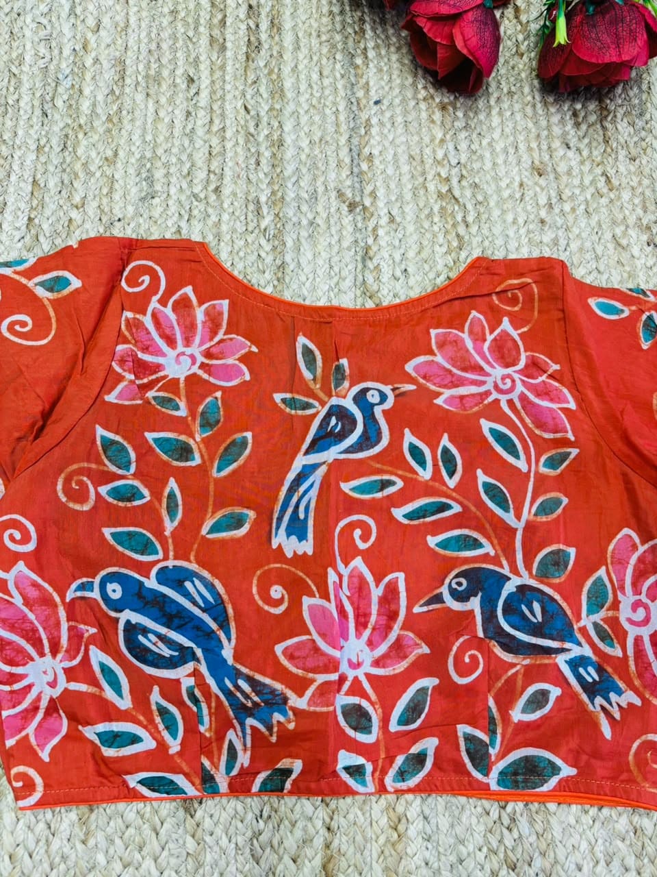 Floral Daydream- Batik Designer Blouse