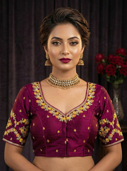 Monalisa (Vichitra Silk Blouse)