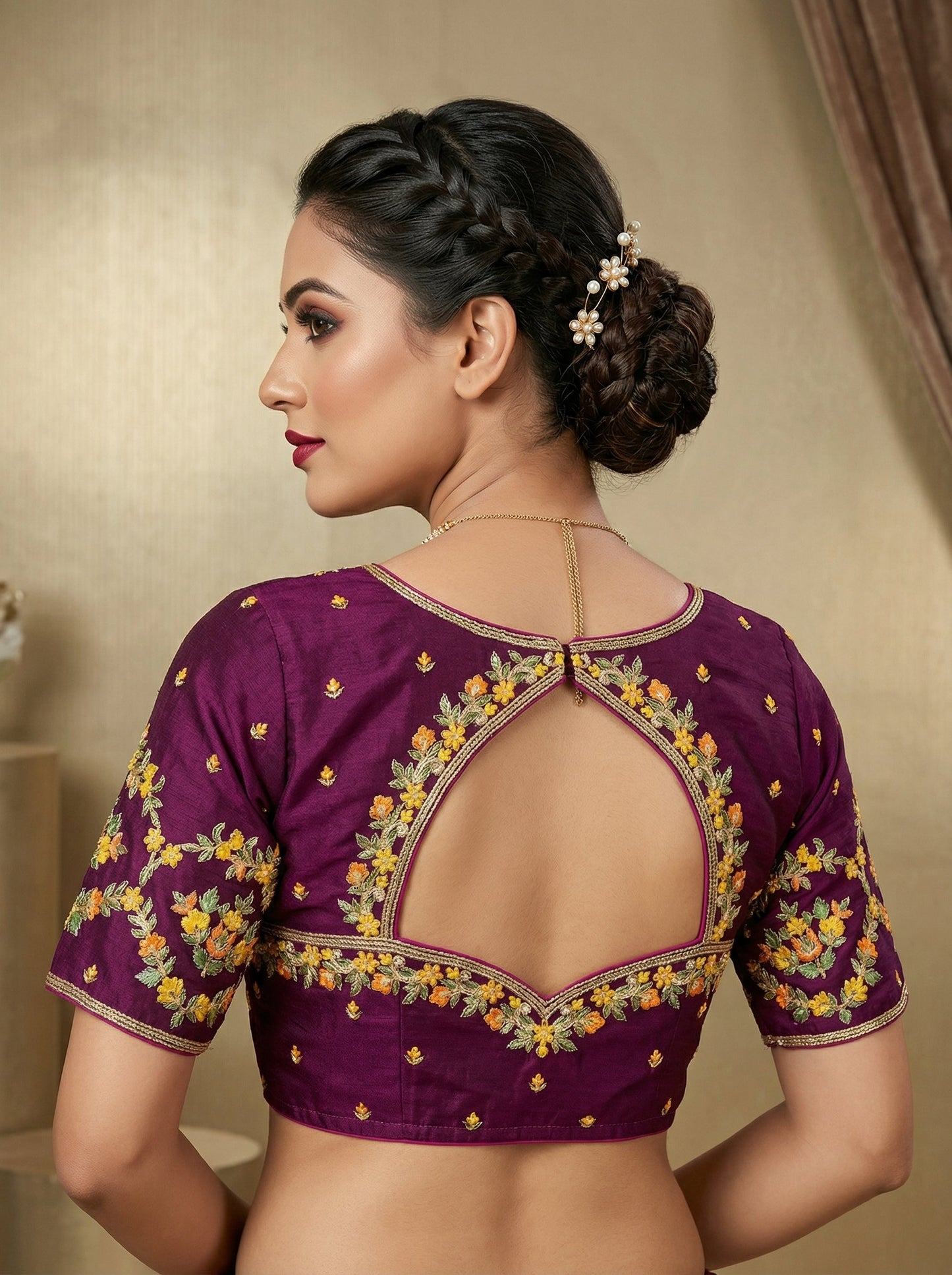 Monalisa (Vichitra Silk Blouse)