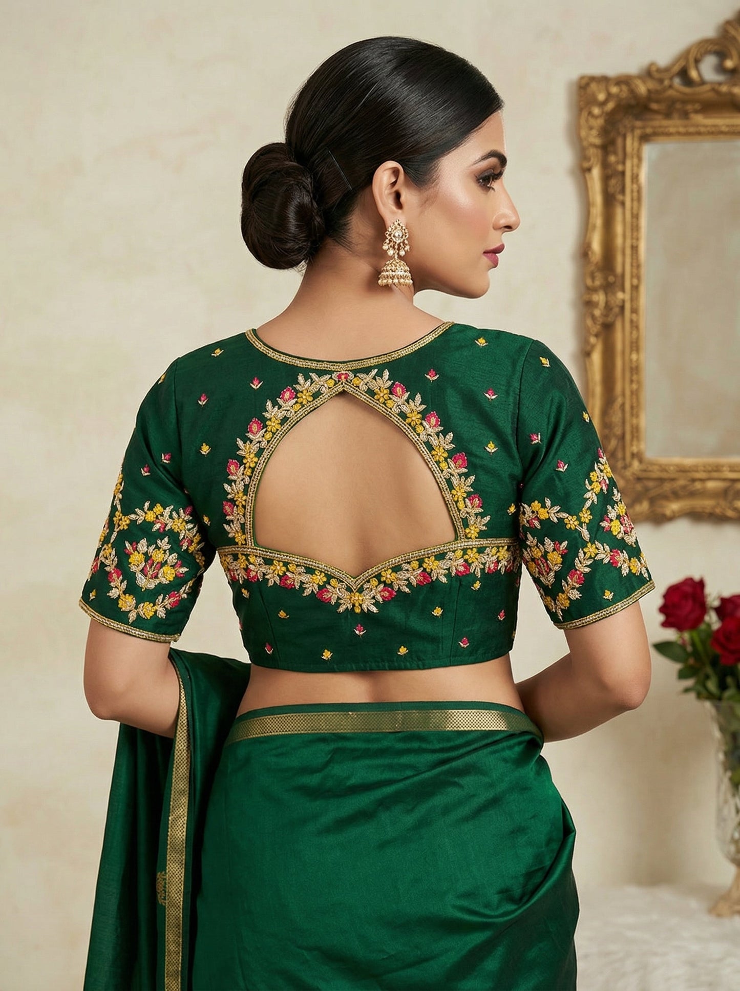 Monalisa (Vichitra Silk Blouse)