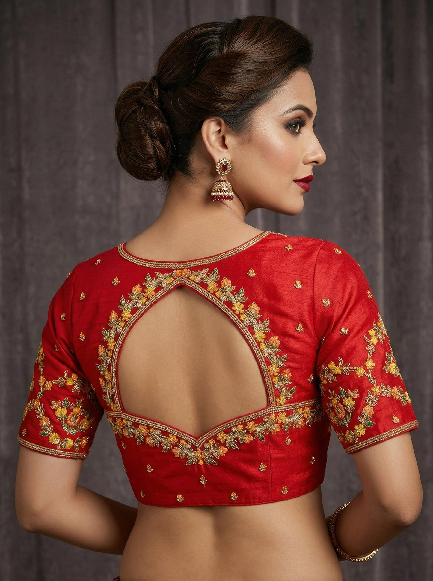Monalisa (Vichitra Silk Blouse)