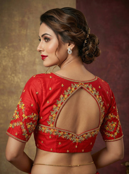 Monalisa (Vichitra Silk Blouse)