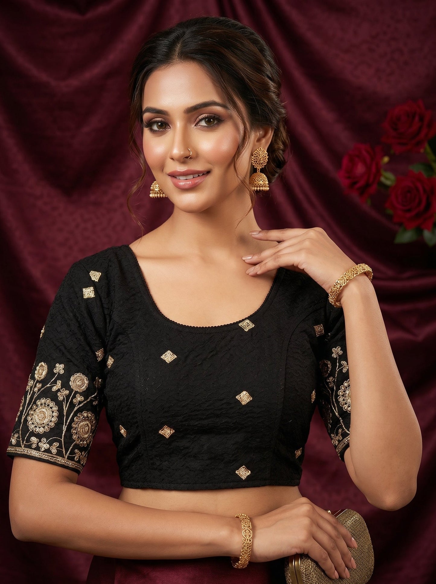 Hot Threadz-Stretchable Knitted Blouse