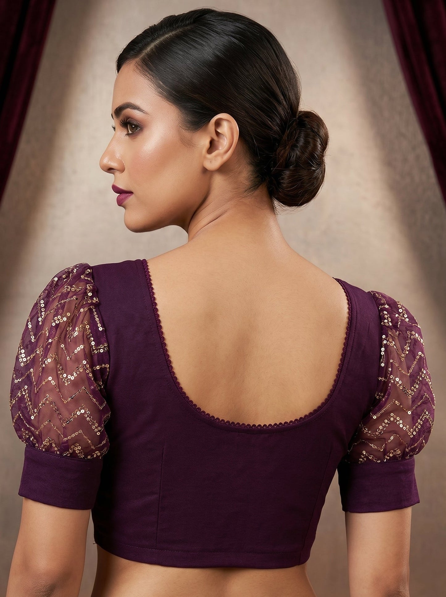 Crafted To Glow-Stretchable Knitted Blouse