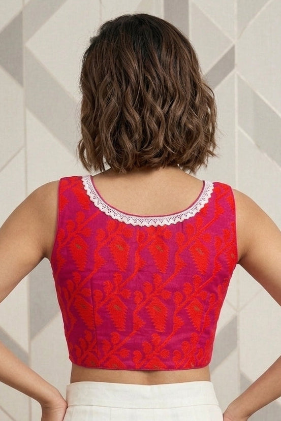Be the Moment Jamdani Designer Blouse