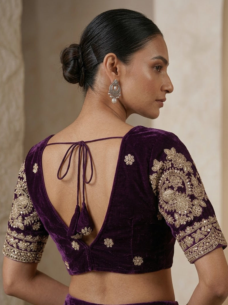 Queen Of The Evening  -Fendy Silk Blouse
