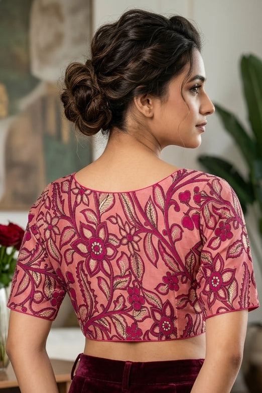 Prakriti Kalamkari Printed Blouse