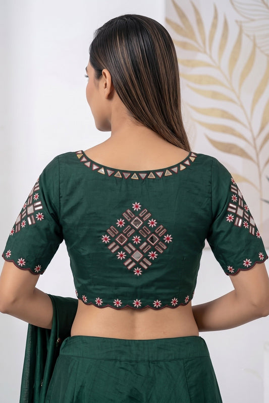 The Glass Royale -Cotton Silk Blouse