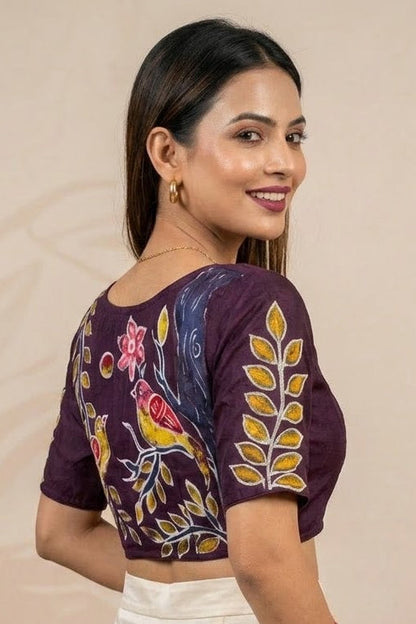 Song of the Sparrow – Batik Designer Blouse
