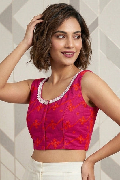 Be the Moment Jamdani Designer Blouse