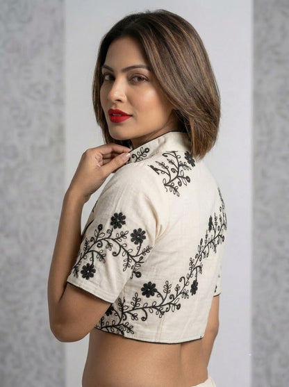 Royal Vine Embroidery - Designer Blouse