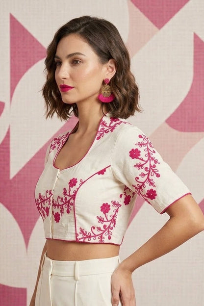 Royal Vine Embroidery - Designer Blouse
