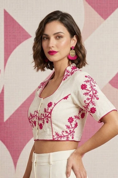 Royal Vine Embroidery - Designer Blouse