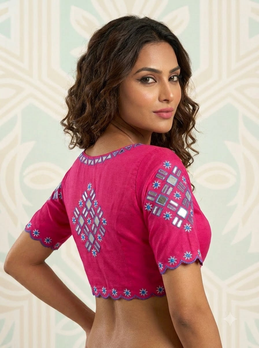 The Glass Royale -Cotton Silk Blouse