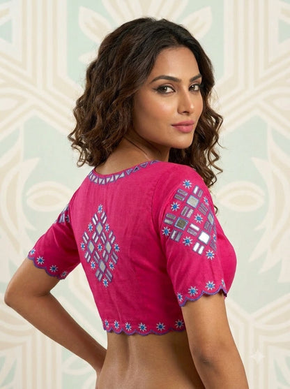 The Glass Royale -Cotton Silk Blouse
