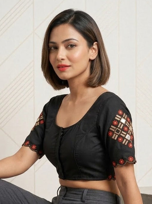 The Glass Royale -Cotton Silk Blouse