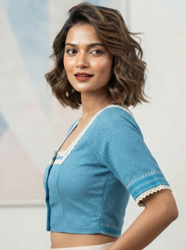 Retro Romance (Designer Cotton Blouse)