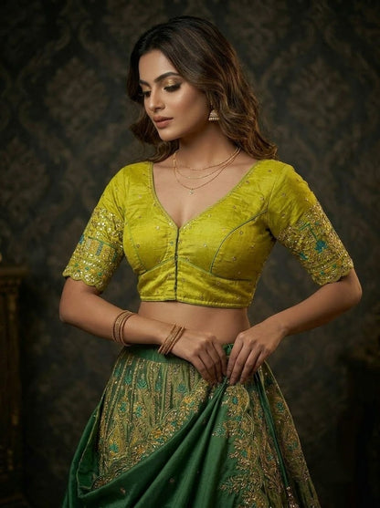 Beyond the Galaxy – Pitai Zari Designer Blouse