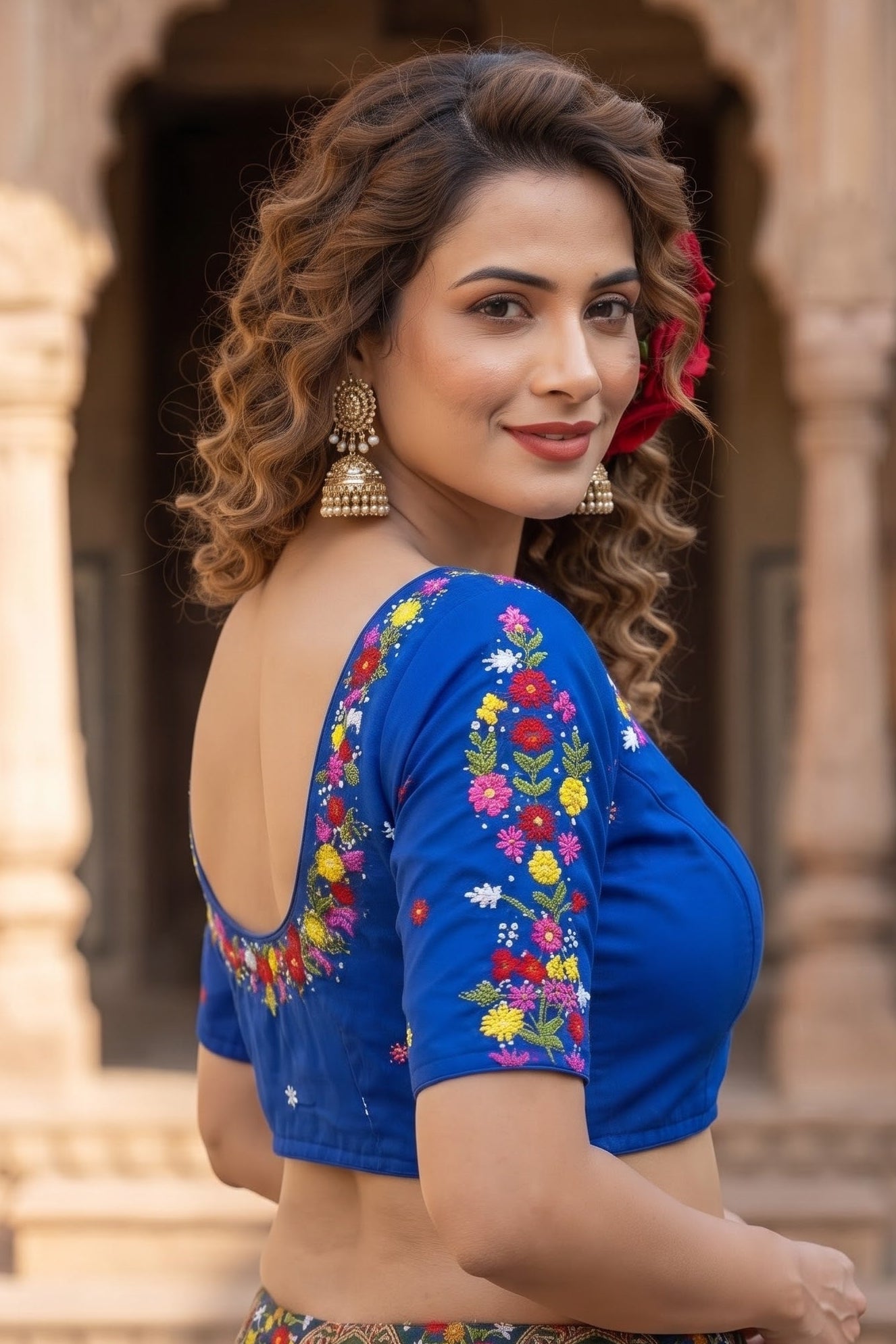 Forever Enchanted – Handstitched Designer Blouse