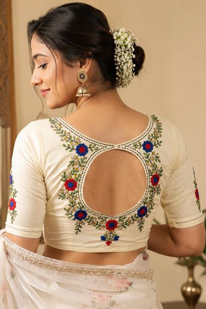 Mirror Meets Moonlight-Designer Blouse