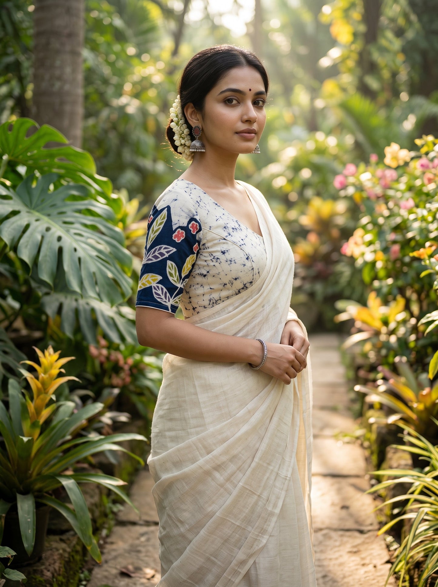 Neel Pallavi Batik Blouse