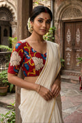Rakta Kamala Kalamkari Blouse