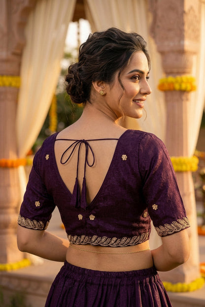 Mysterious Beauty -Fendy Silk Blouse