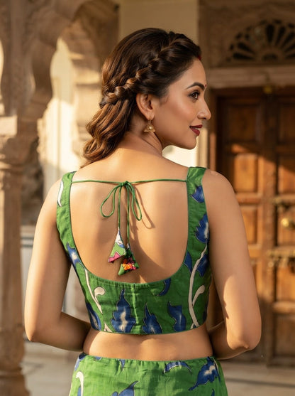 Artisan Aura kalamkari-Designer Blouse
