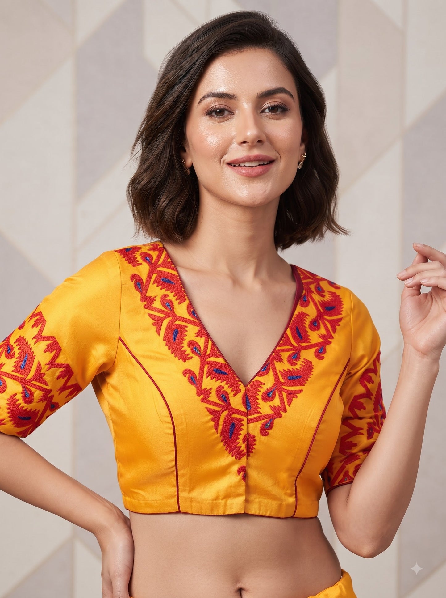 Sense Of Jamdani (Designer Blouse)