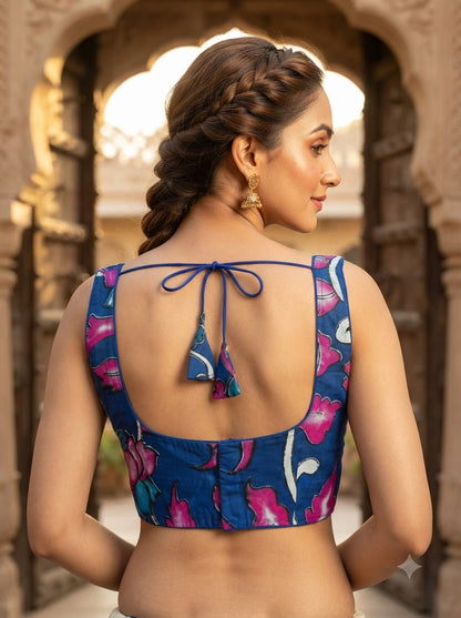 Artisan Aura kalamkari-Designer Blouse