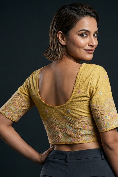 Bend the Trend-Stretchable Knitted Blouse