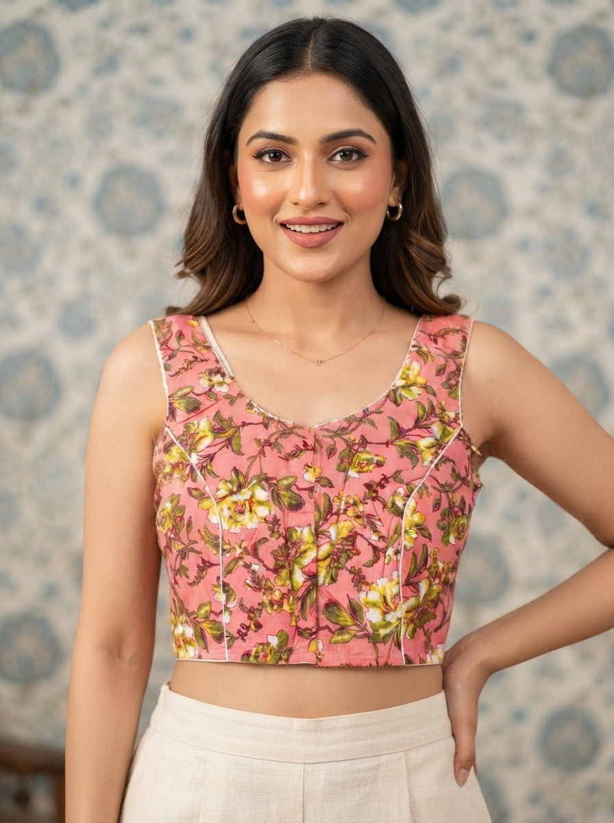 Style Syndicate Cotton Printed Blouse