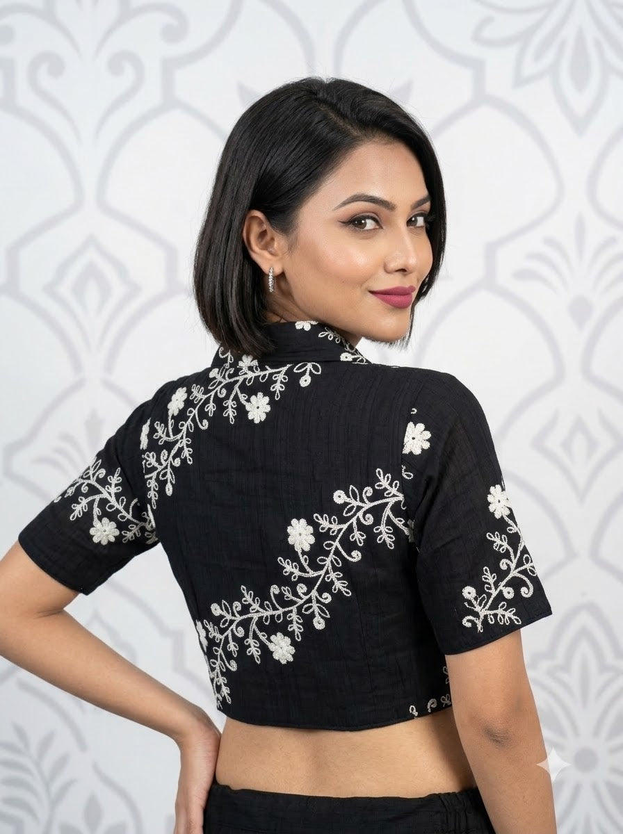 Royal Vine Embroidery - Designer Blouse