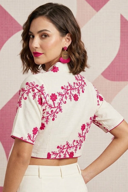 Royal Vine Embroidery - Designer Blouse