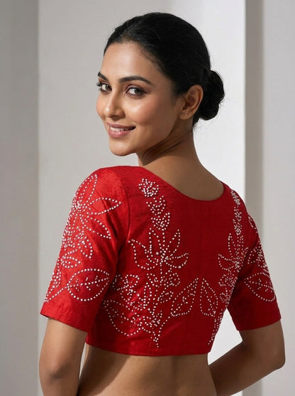 Infinite Stars Double Knot Stitch Blouse