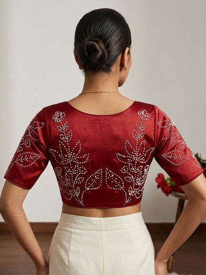 Infinite Stars Double Knot Stitch Blouse